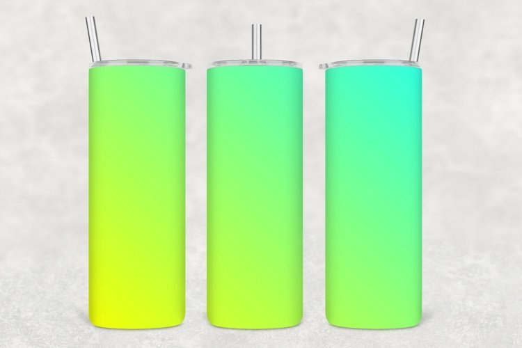 Ombre Gradient Tumbler Wrap Sublimation