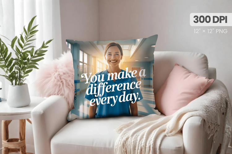 Inspirational Quotes Pillow PNG Motivational PNG Sublimation