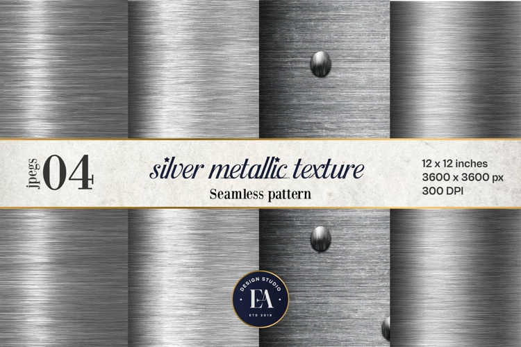 Silver Metallic Texture |Brushed Metal Background