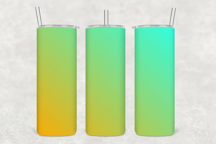 Ombre Gradient Tumbler Wrap Sublimation