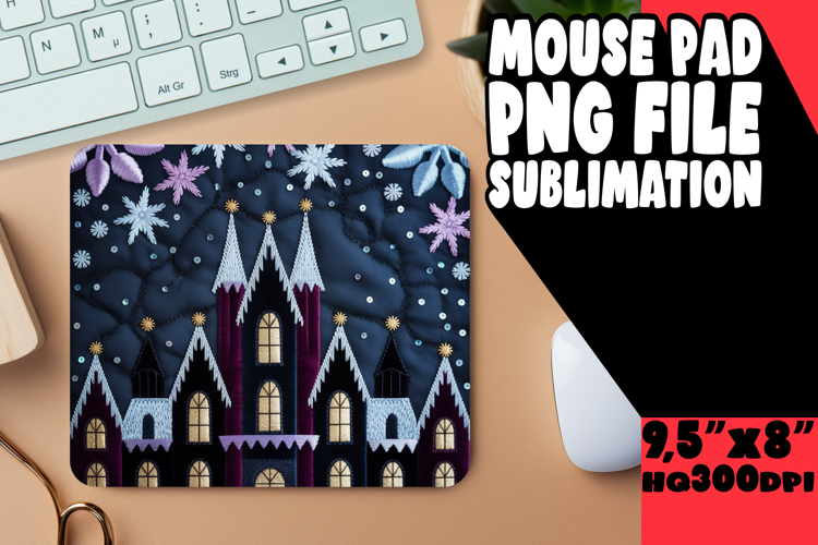 Unique Desk Mat Sublimation Magic, Holiday