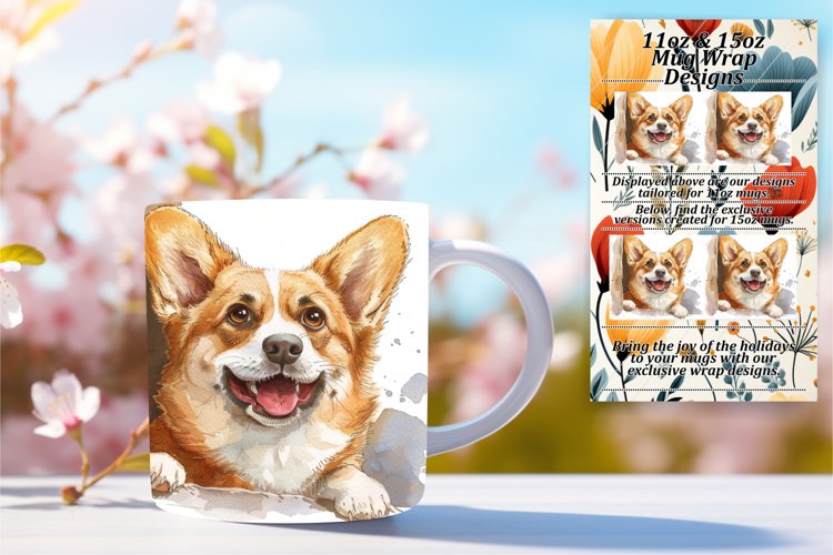 Puppy Whimsy Sublimation Mug - 11oz/15oz