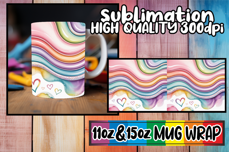 Vibrant souls sublimation print wrap, Pattern