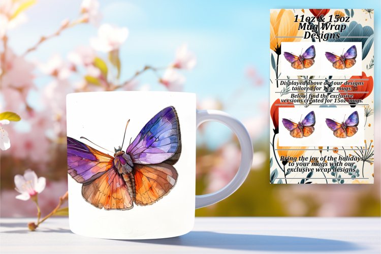 Tranquil Butterfly: Spring Mug - 11oz & 15oz example image 1