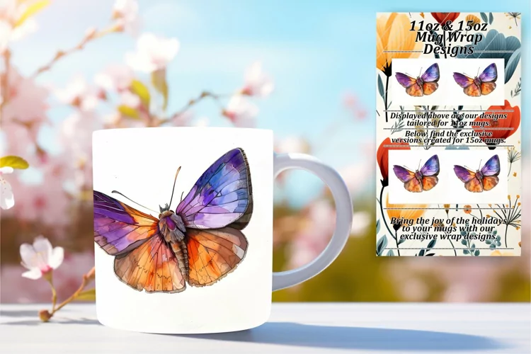 Tranquil Butterfly: Spring Mug - 11oz & 15oz