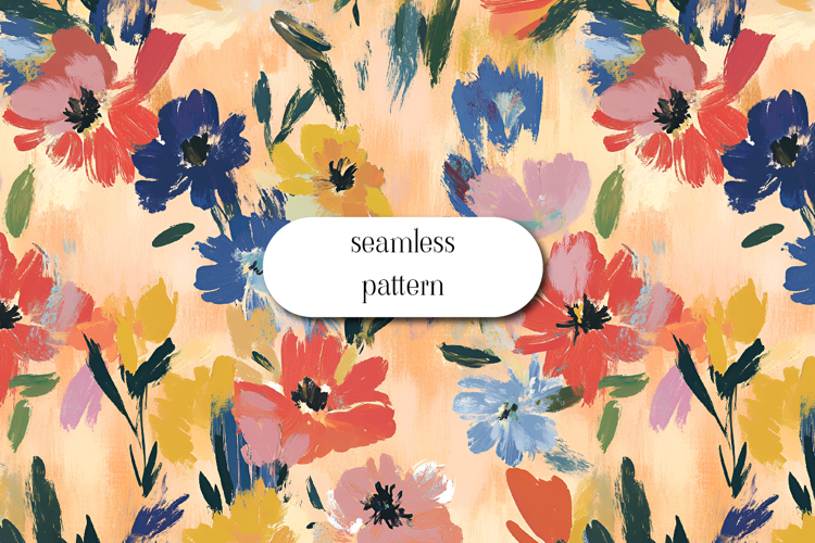 Floral Seamless Pattern Image 10