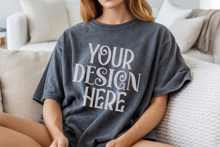 Pepper Comfort Colors 1717 T-shirt Mockups,1717 Mockups