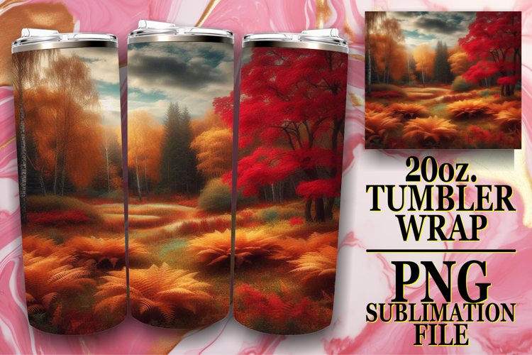 Thanksgiving Tumbler Wrap Image 9