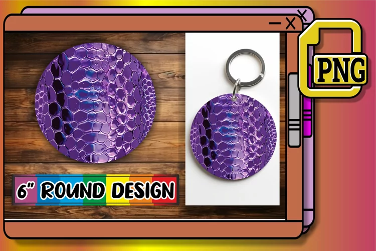 Quilted 3D Round Pattern Circle Sublimation