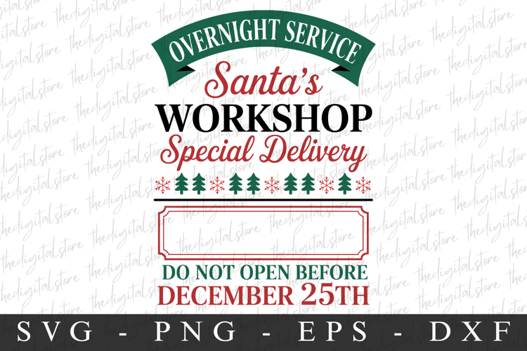 Santas Workshop Svg | Christmas svg
