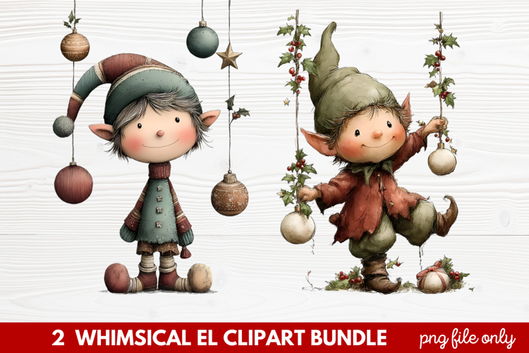 Cute Elf Clipart Image 19