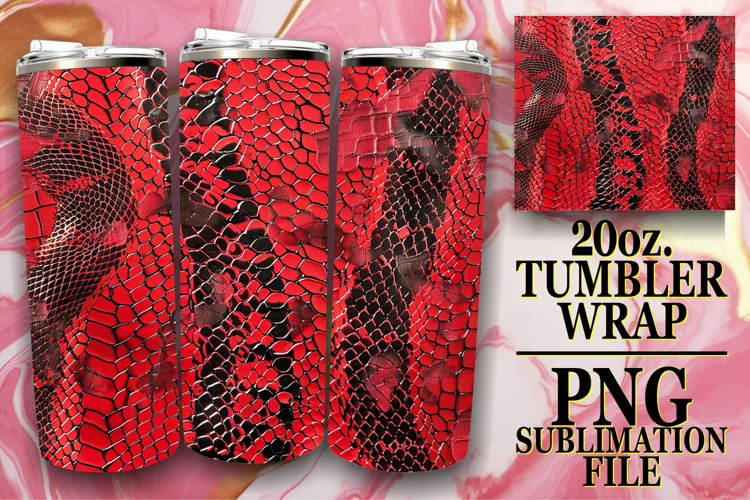 Texture Patterned Tumbler Sublimation