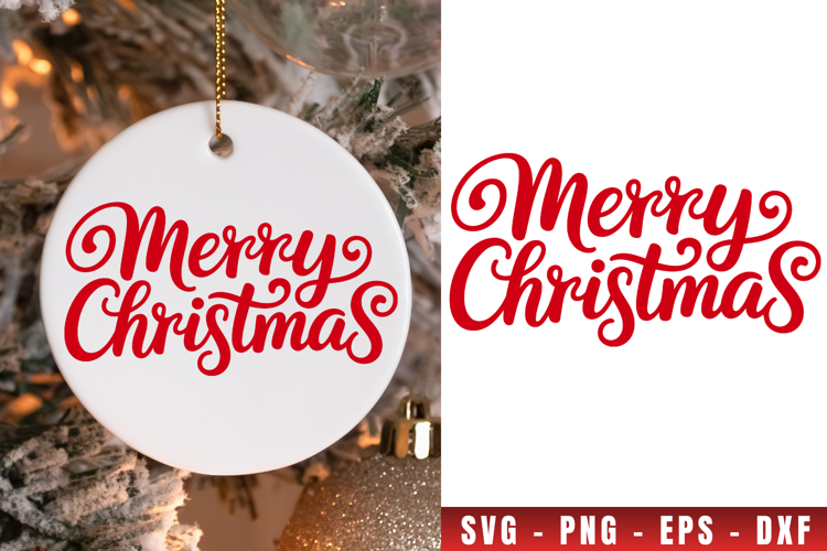 Merry Christmas Tree Svg Image 10