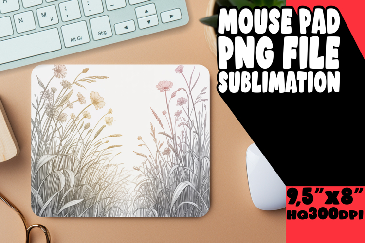 CHEERFUL mouse MAT Gift Inspiration, Flowers