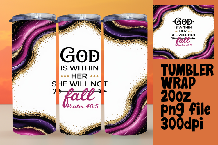 Unique 20oz Design for Sublimation , Religious