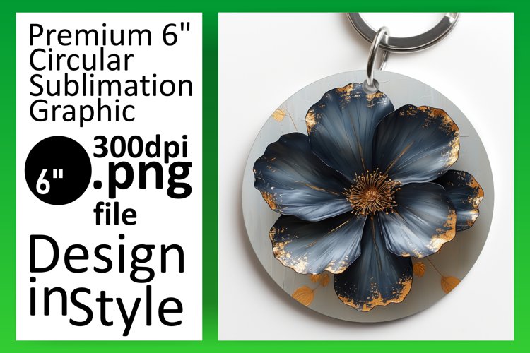 Spring Blossom Bliss: Sublimated Round Designs PNG