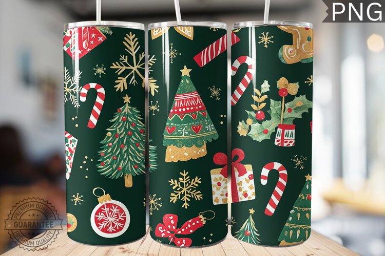 Christmas Tumbler Wrap Image 5