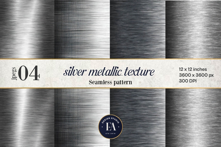 Shiny Silver Texture Image 6