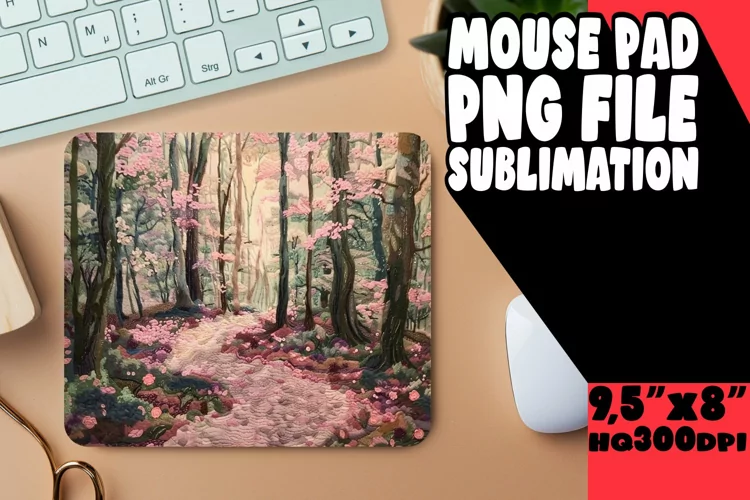 Radiant 3D Summer Mouse Pad Sublimation