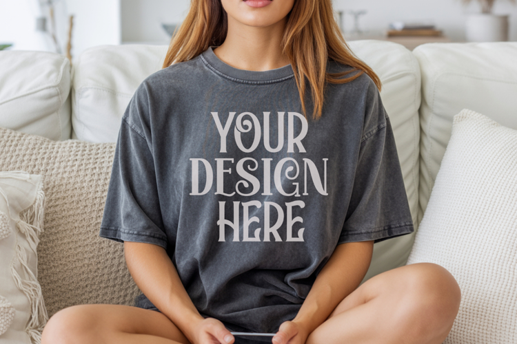 Pepper Comfort Colors 1717 T-shirt Mockups,1717 Mockups
