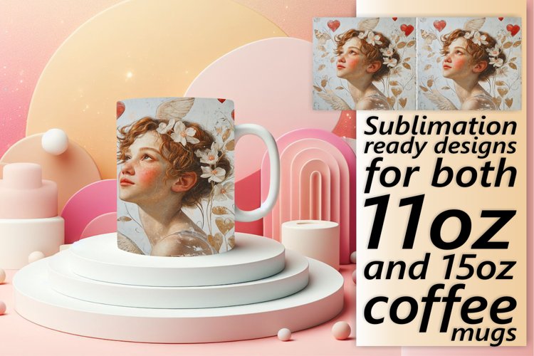 Cupids Arrow Strikes on Mugs