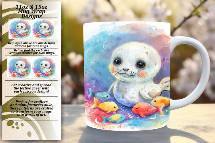 Colorful Wildlife Sublimation Wrap example image 1