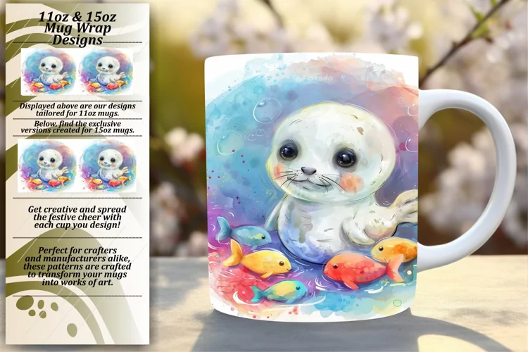 Colorful Wildlife Sublimation Wrap