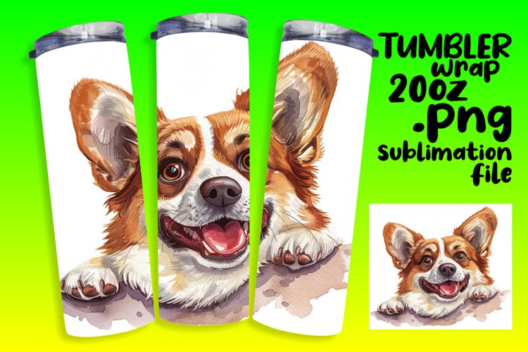 Charming Peek-a-Boo Dog Whimsy Joyful Charm Sublimation