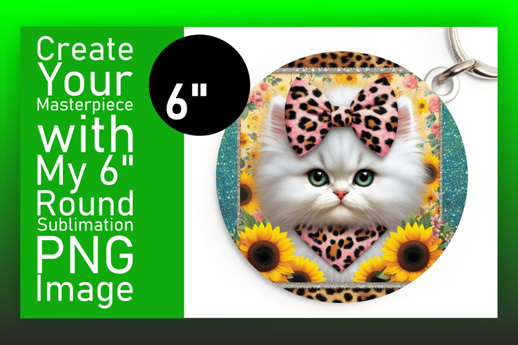 Creative Keychain Round PNG Artwork , Cute Animals
