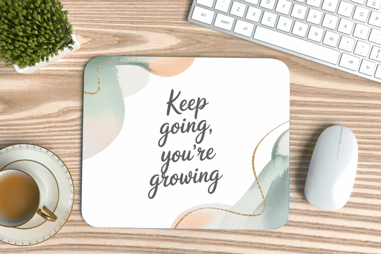 Inspirational Quotes Mouse Pad, Motivational PNG Sublimation