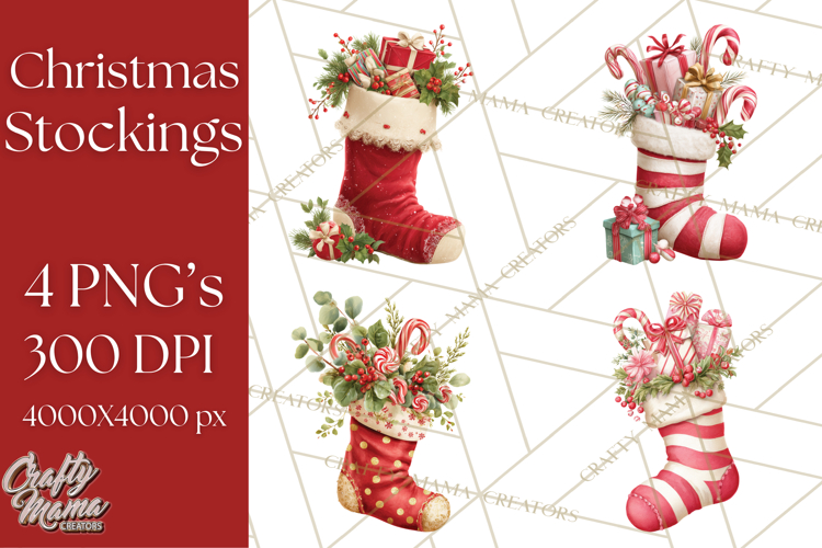 Stockings Clipart Image 24