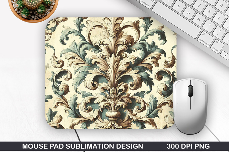 Vintage Mouse Pad Sublimation PNG Design - Mouse Pad PNG