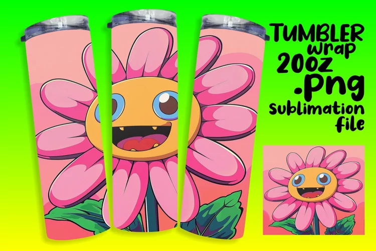 Summer Petal Parade: 20oz Tumbler Art
