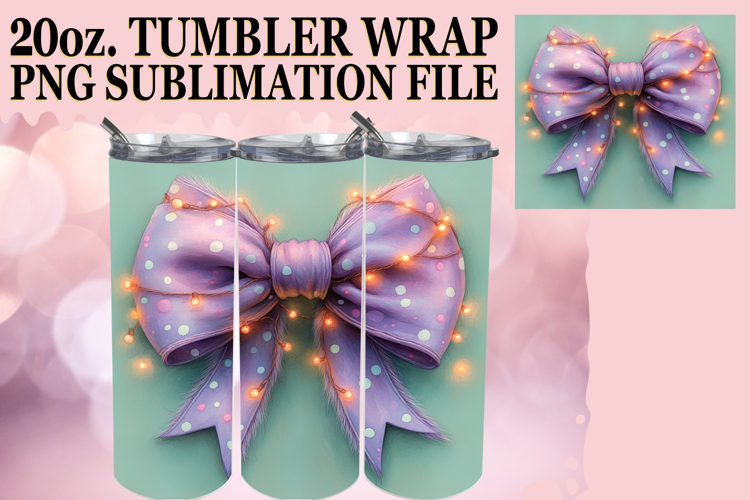 Heartfelt joy 20oz tumbler wrap, Christmas