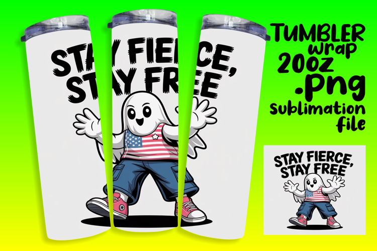 Elegant 20oz Tumbler Design , Funny Ghost