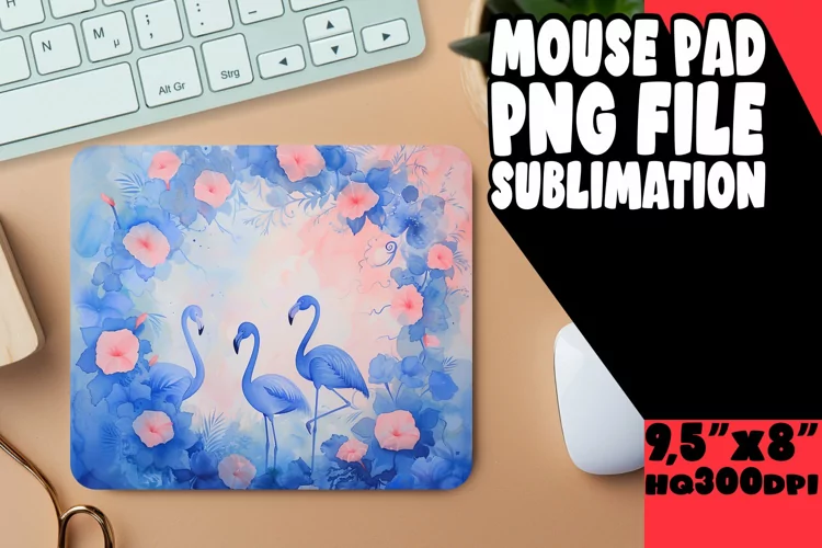 Paradise Perfection Flamingo Mouse Pads