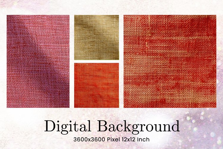 Linen Burlap Texture Background Fabric Wallpaper Backdrop example image 1