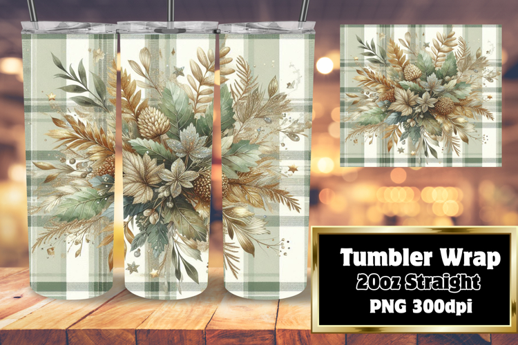 20oz Sublimation Design Download , Autumn Flower