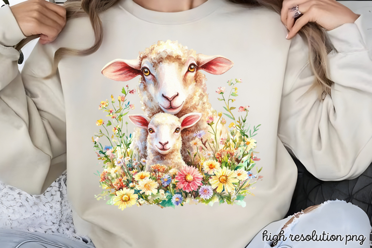 Mothers Day Animals Clipart PNG