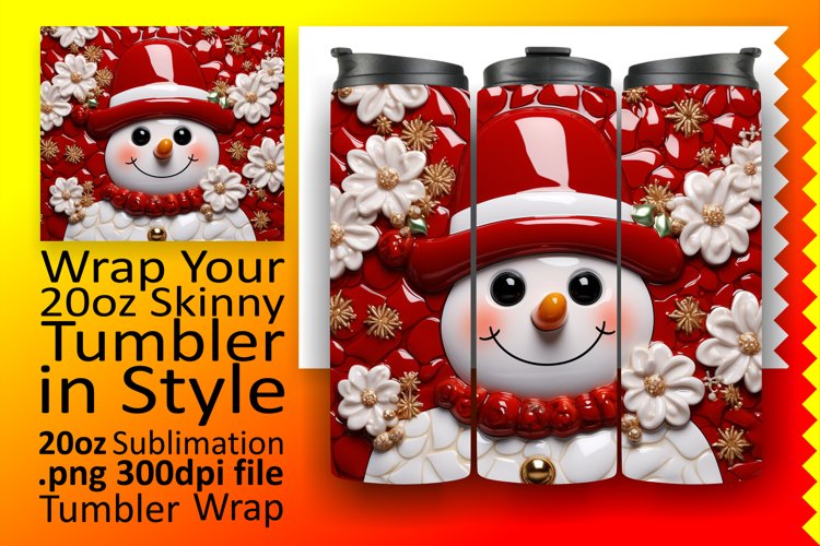 Christmas Tumbler Wrap Image 13
