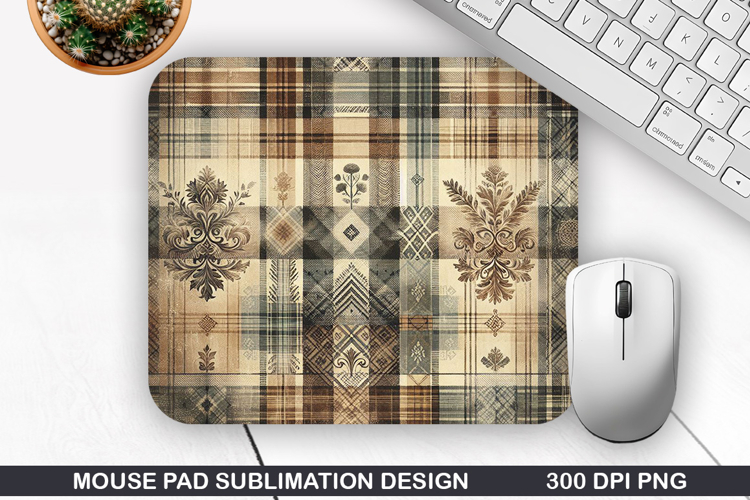 Vintage Mouse Pad Sublimation PNG Design - Mouse Pad PNG