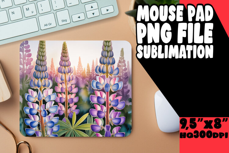 PLAYFUL MOUSE PAD DESIGN MAGIC, Flowers example image 1