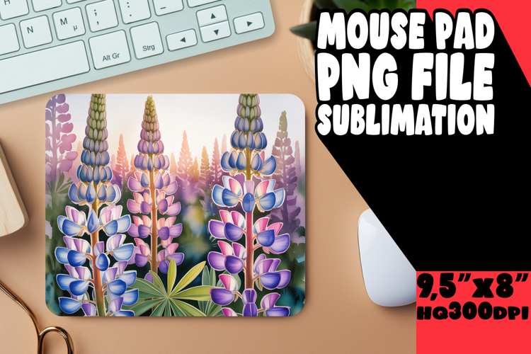 PLAYFUL MOUSE PAD DESIGN MAGIC, Flowers