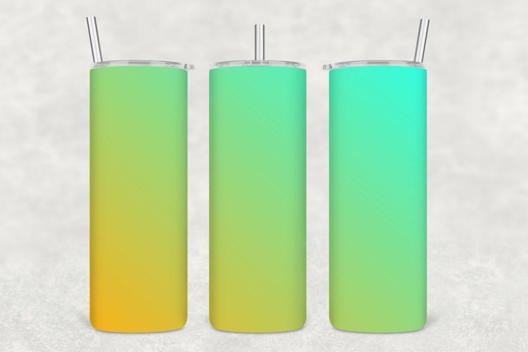 Ombre Gradient Tumbler Wrap Sublimation
