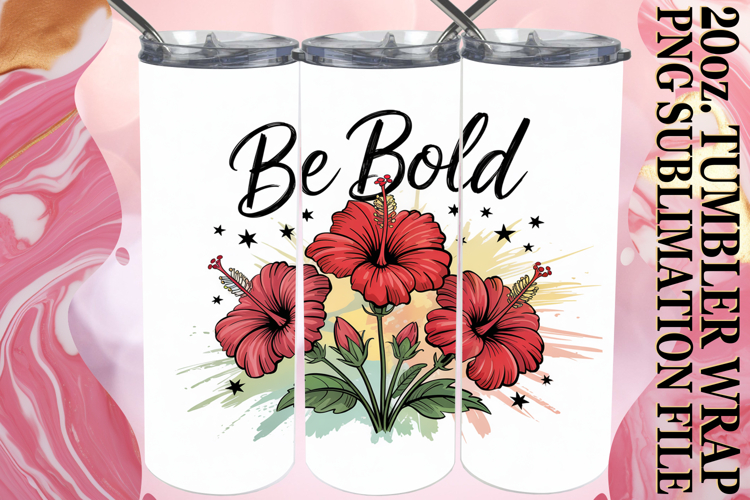 Sweet Joy 20oz tumbler wrap, Flowers Quote