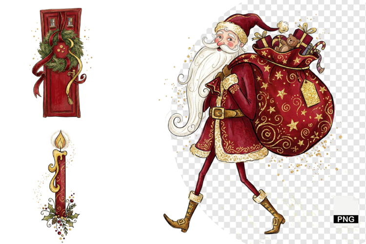 Whimsical Christmas Clipart