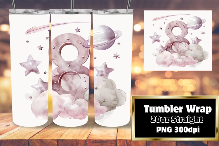 Cosmic Serenity: Sublimation Tumbler 20oz Art