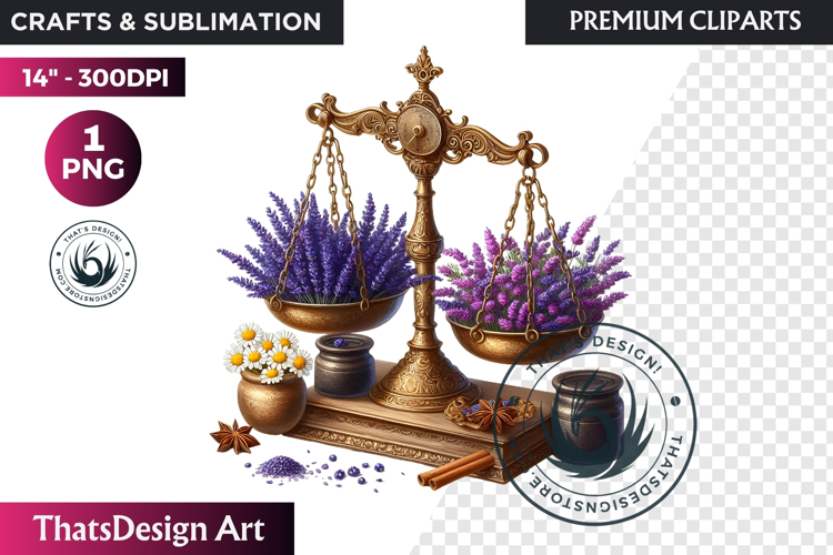 Purple Flower Clipart Image 19