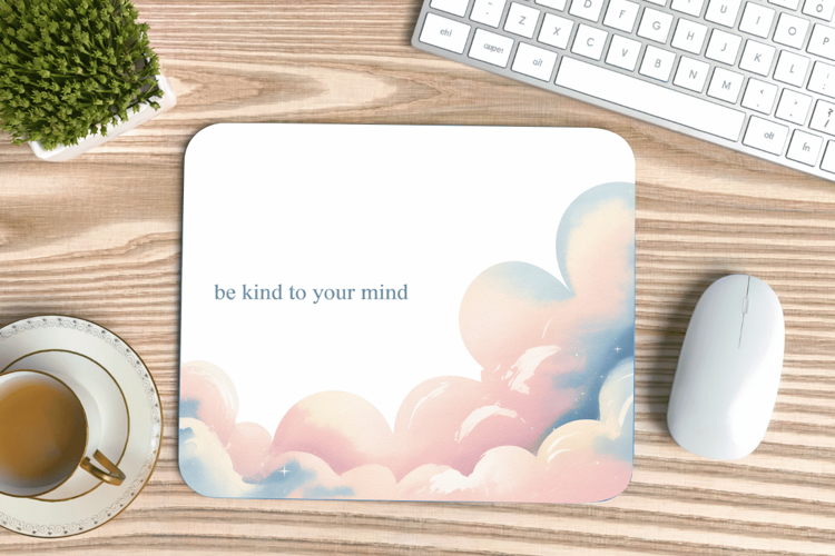 Inspirational Quotes Mouse Pad, Motivational PNG Sublimation