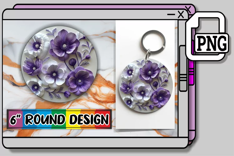 Whimsical Petal Sublimation Accessories